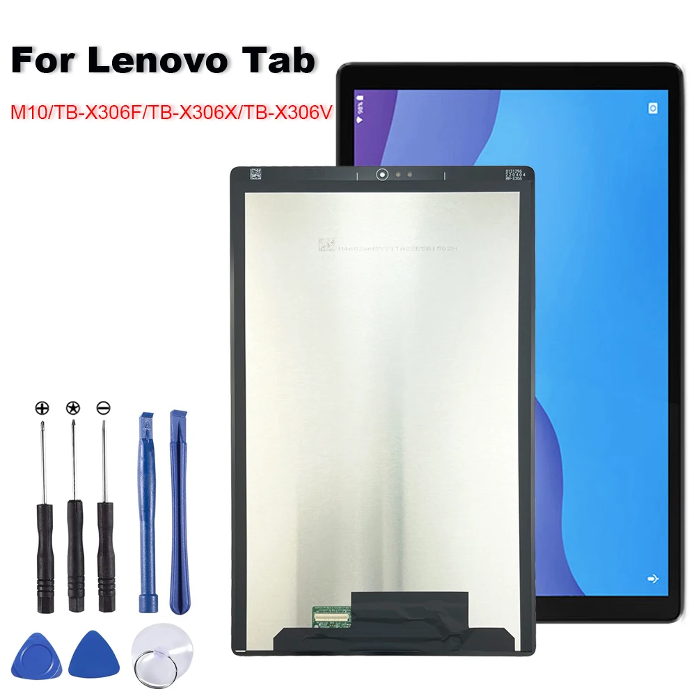 

AAA+ LCD Display For Lenovo Tab M10 HD 2nd Gen TB-X306F TB-X306X TB-X306 10.1'' LCD +Touch Screen Digitizer Glass Assembly