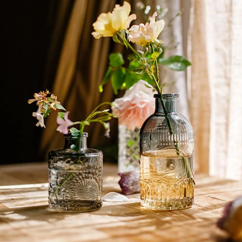 Kleine Glazen Vaas Voor Hydrocultuur | Bloemen, Europese Bloem Vaas Voor  Decoratie (Planten Niet Inbegrepen) - AliExpress