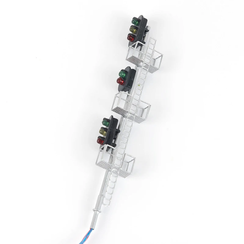 信号灯,1:87モデル,3V/12V,信号灯,鉄道列車用,10.5x1.6cm