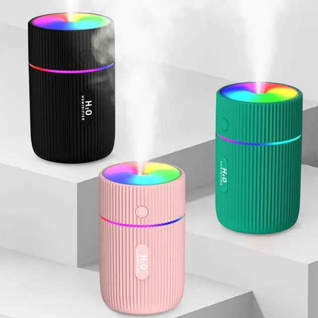 Humidifier Portable USB Ultrasonic Colorful Cup Diffuser Cool Mist Maker Air Humidifier Purifier With Light For Car 6