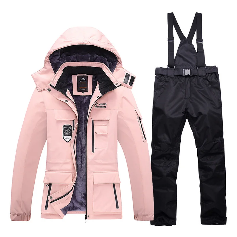 terno-de-esqui-feminino-inverno-quente-velo-jaquetas-de-esqui-e-cinta-calcas-a-prova-de-vento-a-prova-dwindproof-agua-jaqueta-snowboard-ao-ar-livre-caminhadas-acampamento