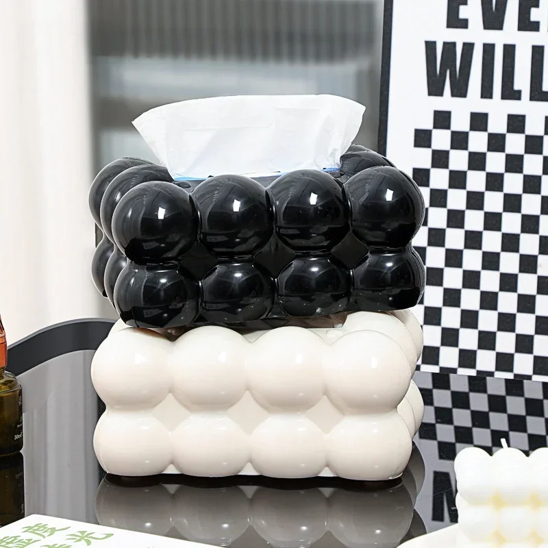 Cloud Design Tissue Boxes Storage Napkin Holder Paper Case Organizer Ornament Craft Desktop Tissue Holder Kitchen Tissue Box 4