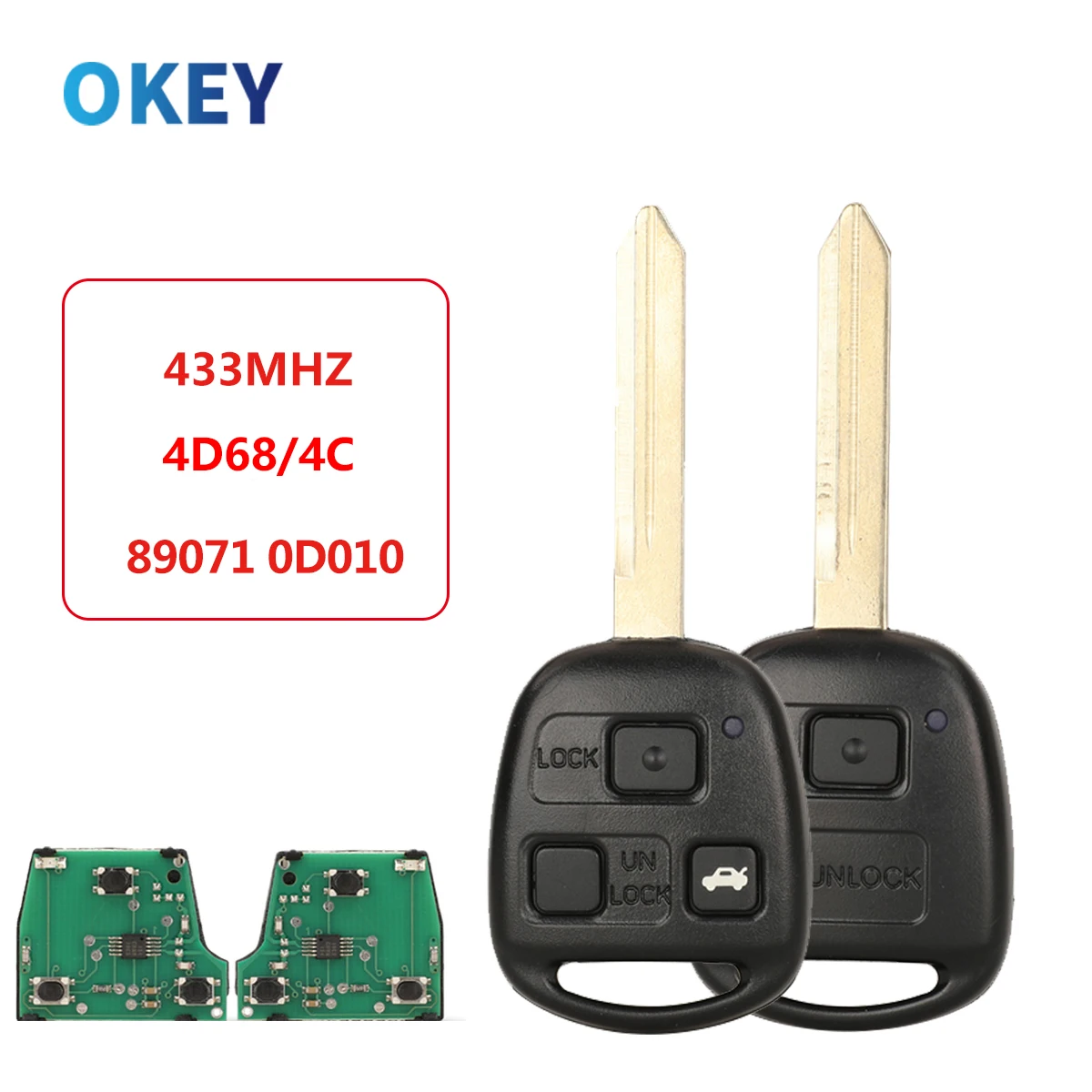 Chiave/Telecomando Per Toyota Corolla Yaris Avensis 1998 Lexus Lexus Rx330 - Toyota - S0242267c31754160beb20cc9260de323Z