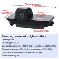 Universal Car Rear View Night Reverse Camera Waterproof HD Wide Degree Angle For VW For Polo 2C Bora Golf MK4 MK5 MK6 - Image 3