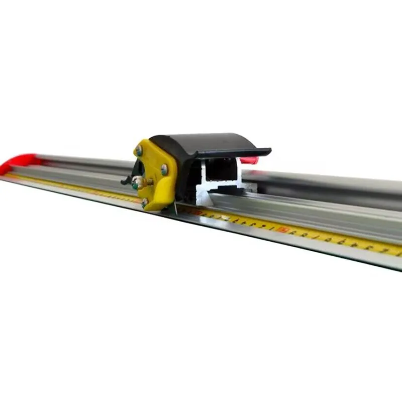 

70cm Guarded Sliding Cutter Ruler Track Cutter Trimmer Utility Ruler for Straight Safety Cuts, Boards, Banners