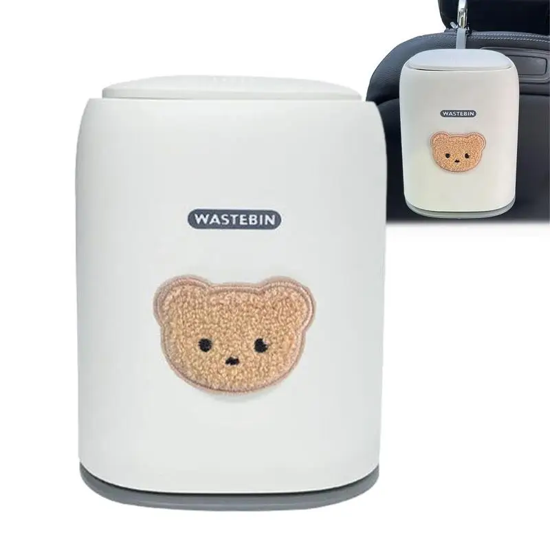 

Автомобильный мусорный бак, автомобильный мусорный бак, органайзер с крышкой, портативный Настольный контейнер для мусора, контейнер для мусора для кухни, машины, настольного дома