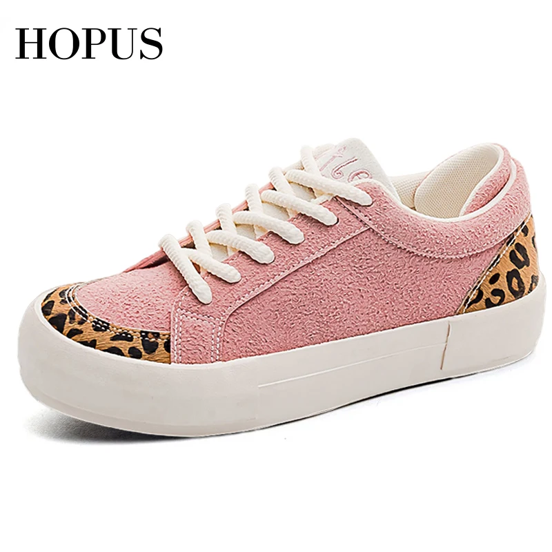

HOPUS Casual Shoes For Women 2024 New Novelty Creative Leopard Fashion Women's Sneakers Breathable Spring Shoes Casual Kawaii