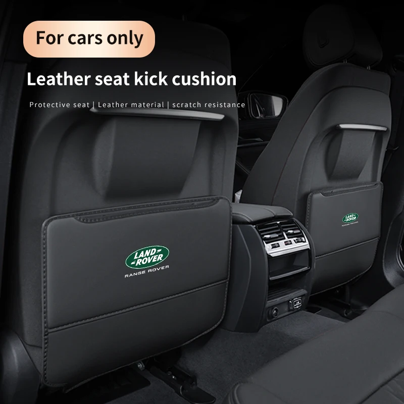 Land Rover Range Rover Defender Discovery 4 Evoque Velar Freelander car seat back protector anti-kick pad rear seat storage bag