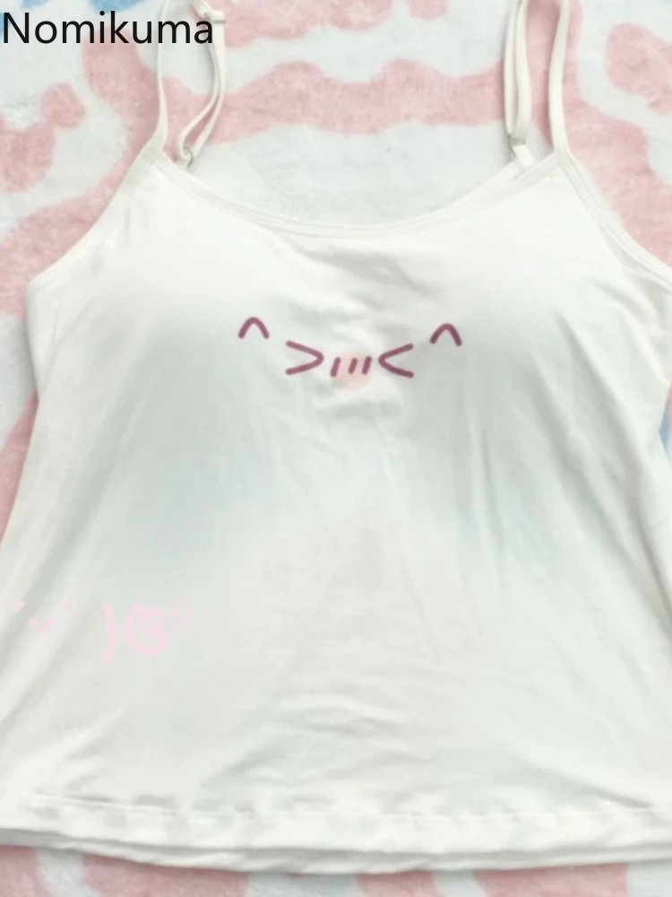 Cotton Cartoon Fashion Sexy Crop Top – Women's Casual Summer Tank