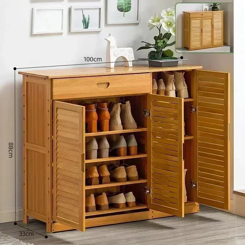 Hallway Shoe Rack Home Door Shoe Cupboards Dust-Proof Cabinet shoe cabinet storage Living Room Cabinets Bedroom Shelf NHG
