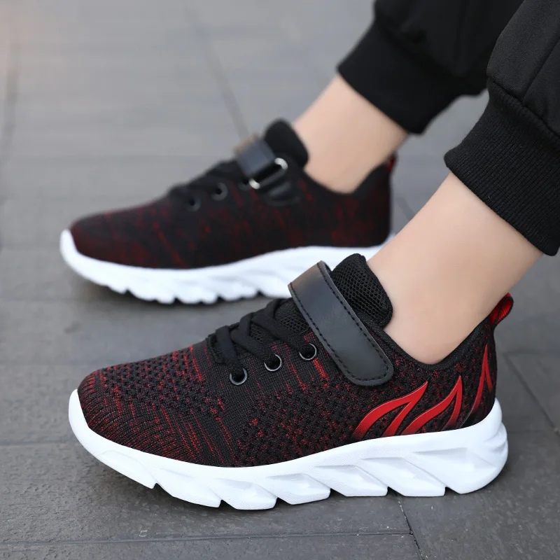 أزياء بنين بنات أحذية رياضية جلدية لينة سوليد الأط...