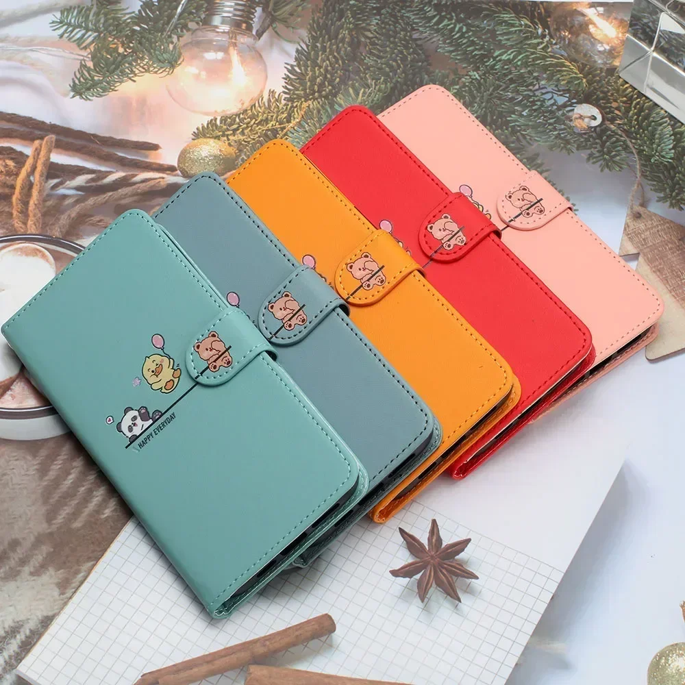 Cartoon Pattern Flip Leather Wallet Phone Case and Cover