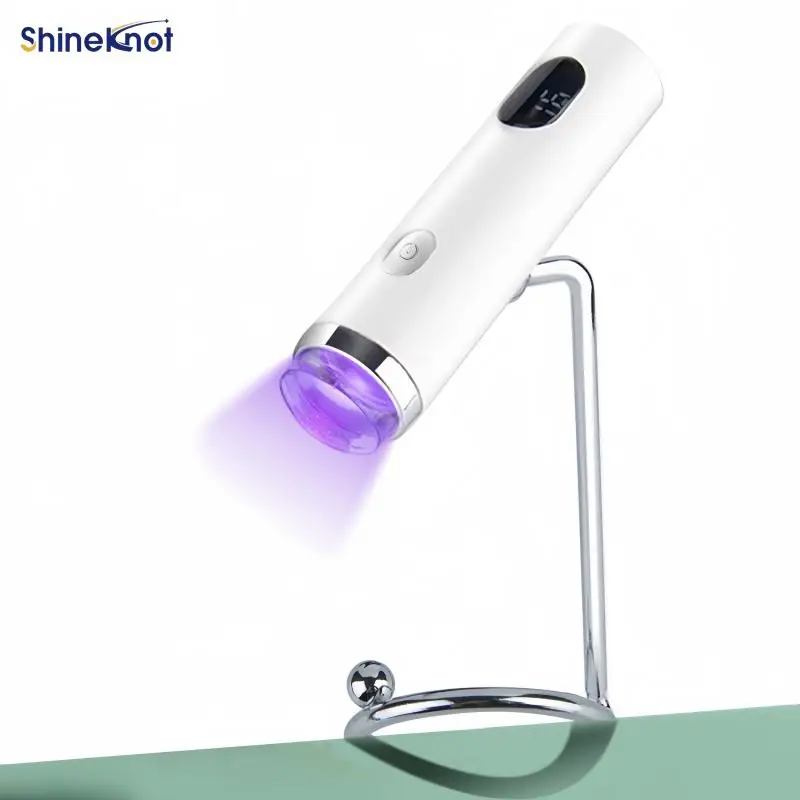 샤인낫 핸드헬드 퀵 드라이 네일 램프 마그네틱 마운트 충전식 휴대용 미니 LED UV 젤 경화 램프 네일 아트 USB 충전