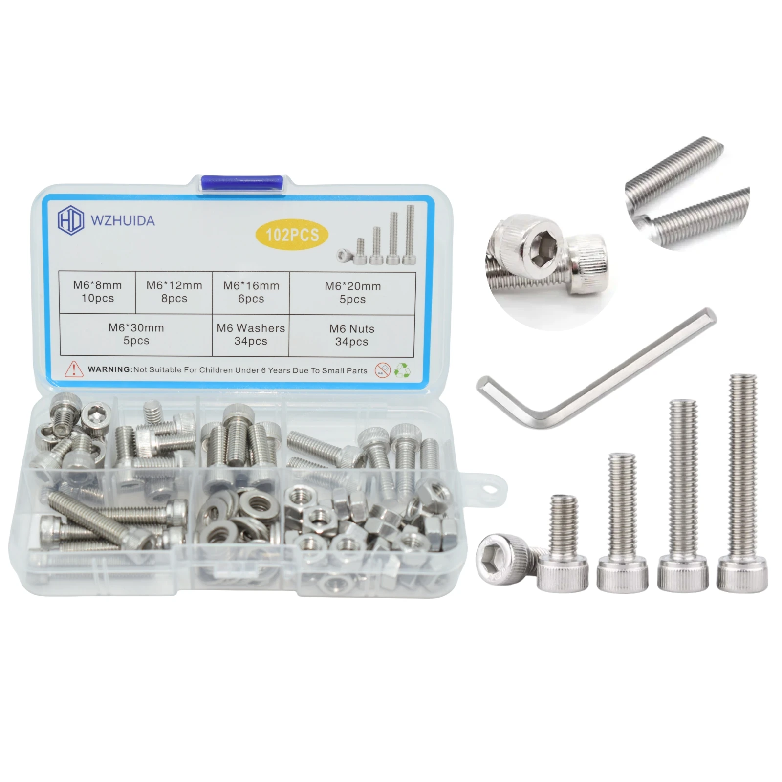 Lot De 4 Boulons En U Carrés En Acier Inoxydable Heavy-duty - Pour Remorque, Bateau - Dimensions Précises