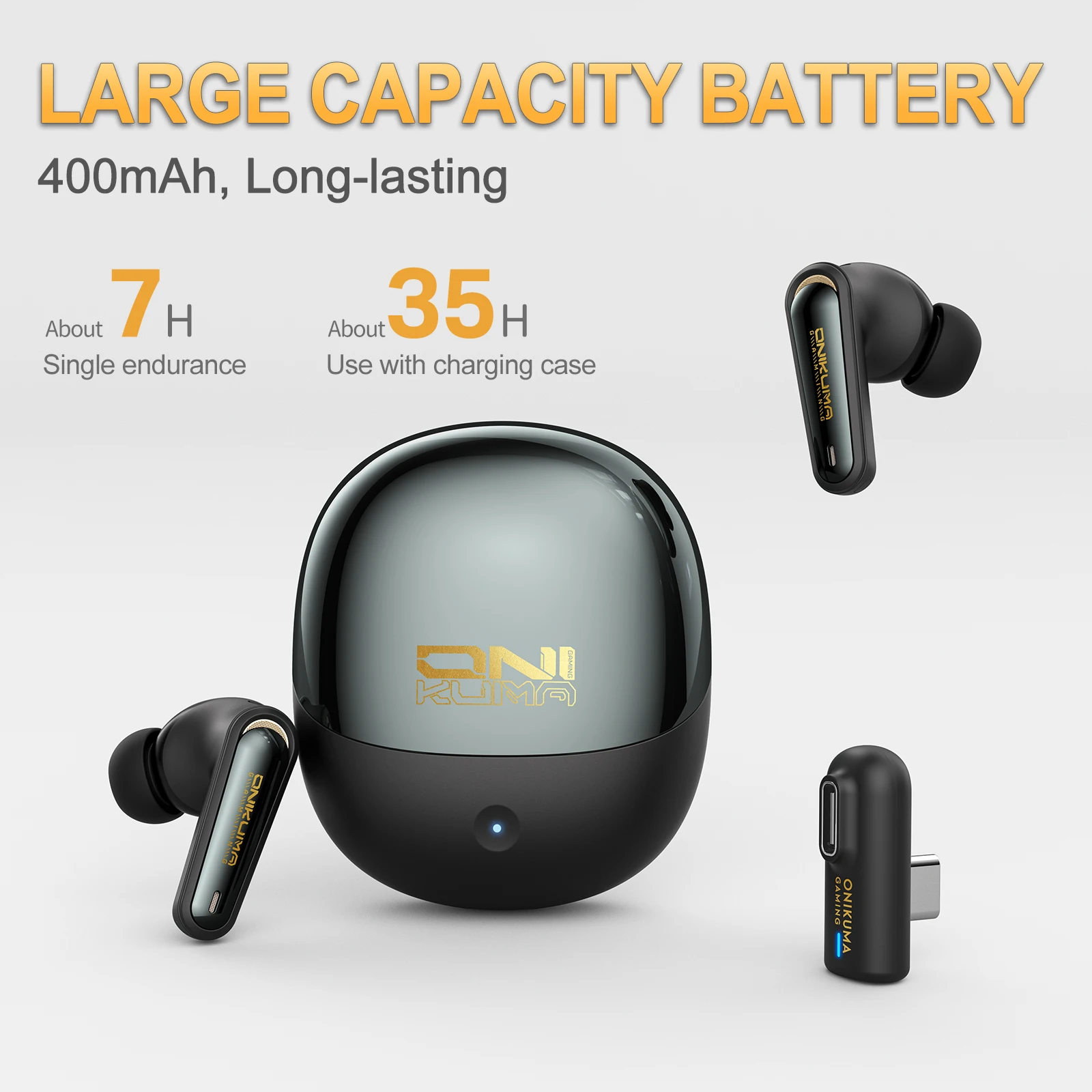 Dual-Mode Gaming Headphones with High-Definition Sound and Low Latency