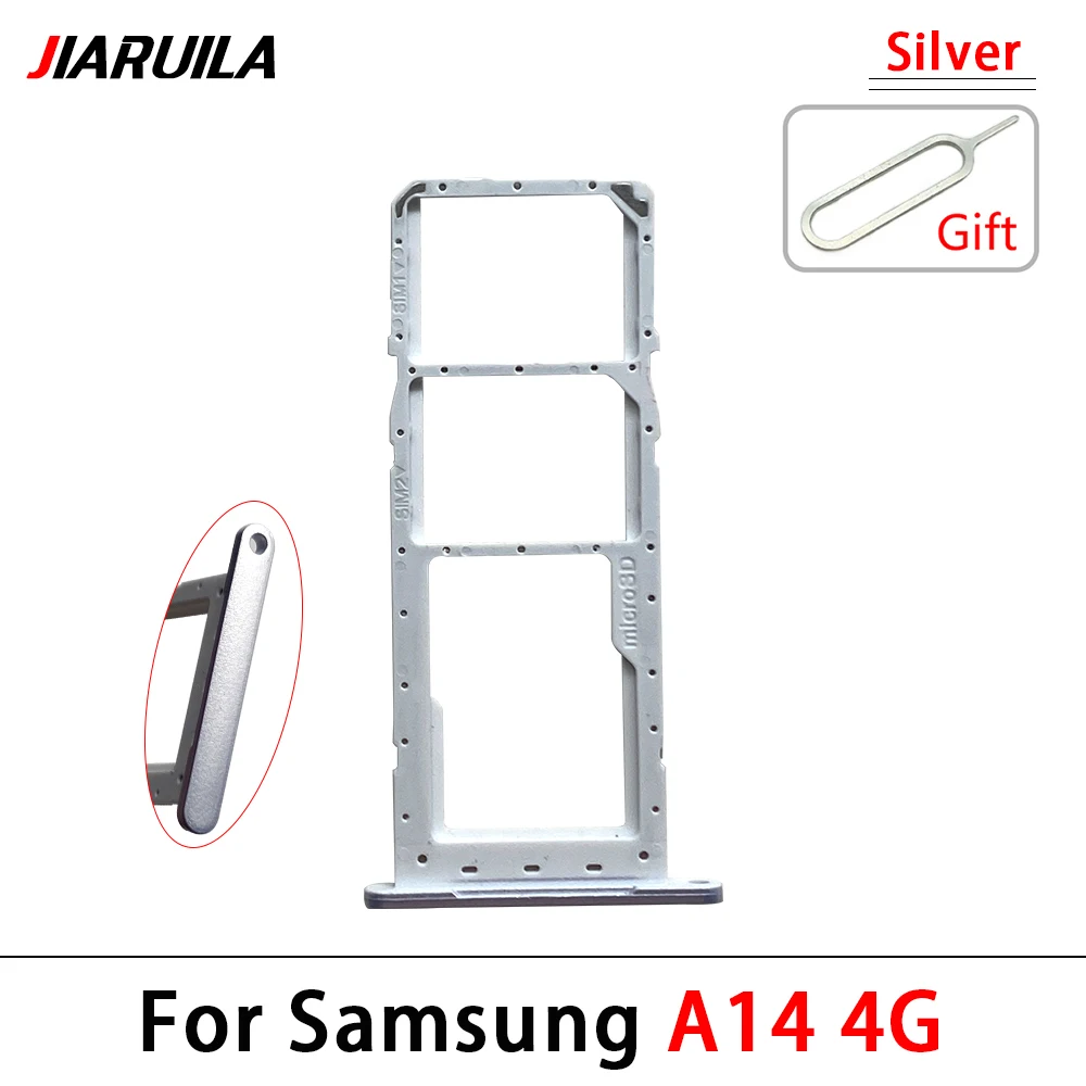 Dual Card SIM-Kartenhalter Fach Chip Slot Schublade Halter Adapter Buchse + Pin für Samsung A32 A14 4G / A14 5G / A32 5G – Detail 12