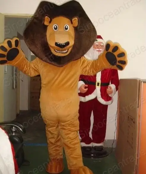 Adult Professional LION Mascot Costume Party Christmas Fancy Dress Halloween Mascot Costume