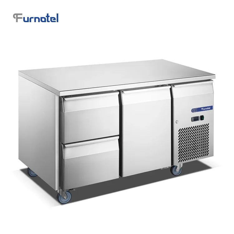 2 Doors Fancooling Undercounter Refrigerator Restaurant Stable Operation Commercial Kitchen Freezing Equipment - Image 3