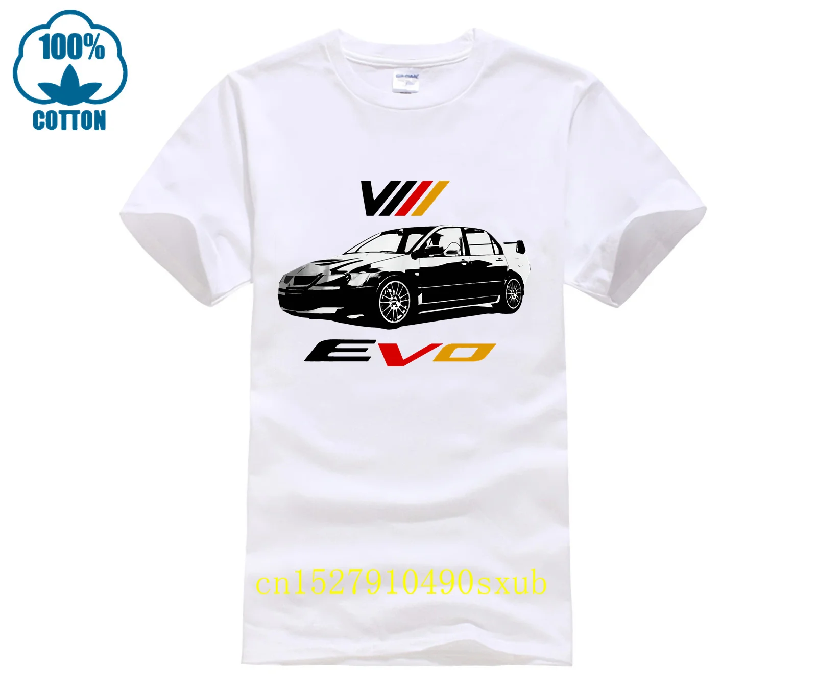 Lancer Evolution Viii T-Shirt Jdm Bianca O Grigia Evo 8 Rally Wrc