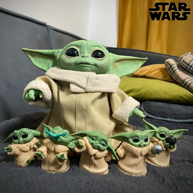 Grogu Mandalorian Action Figure Toys 4-7Cm Yoda Action Toys Star Wars Figuras Hot Toys Regali Di Natale Di Natale