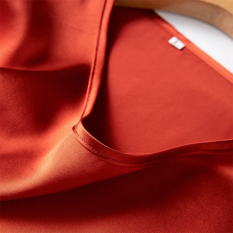 Women 100% Mulberry Silk 19 Momme half sleeve Crew Neck Top Shirt Blouse T-shirt More Colors M L XL MM4270 5