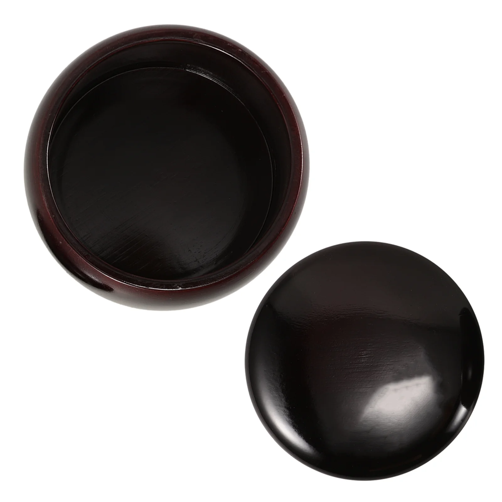 Spacious Capacity Go Chess Container Elegant Bamboo Chess Pieces Holder Board Game Storage Bowls Chinese Storage Container