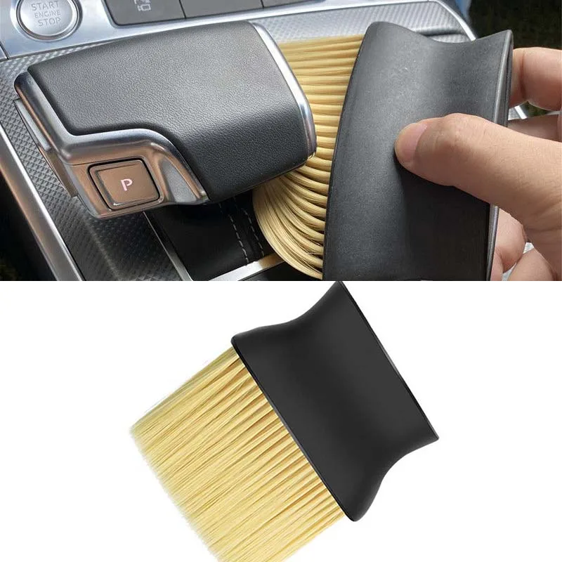 

Car Brush Car Crevice Dust Removal Artifact Brush Tools Accessory For Mercedes-Benz Series-A B C E S G M ML GLK CL CLK CLS GL