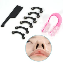 

3Set Nose Up Lifting Shaping Shaper Orthotics Clip Beauty Nose Slimming Massager Straightening Clips Tool Nose Up Clip Corrector
