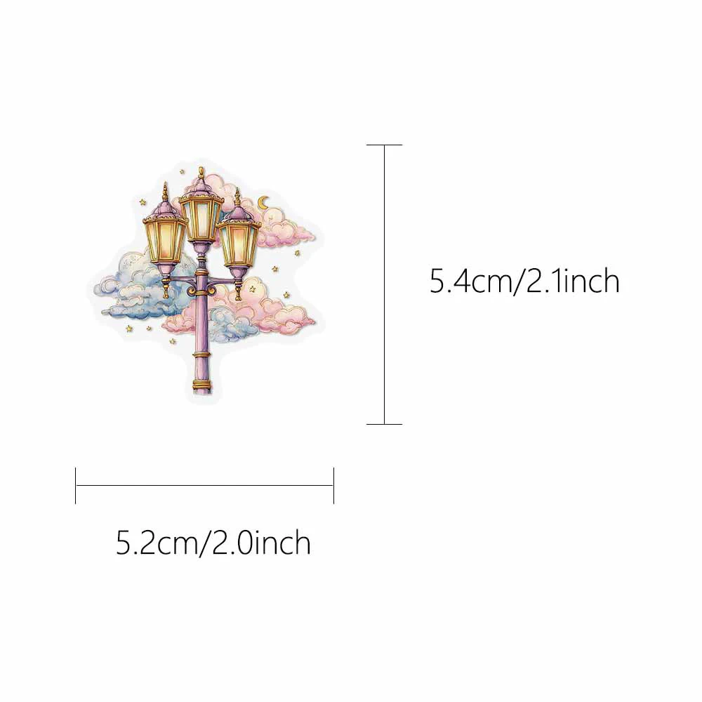 Kawaii Stickers for Laptop Scrapbook Waterproof Cartoon Graffiti Decals Cute Kids Toy Decor 10/30/55pcs