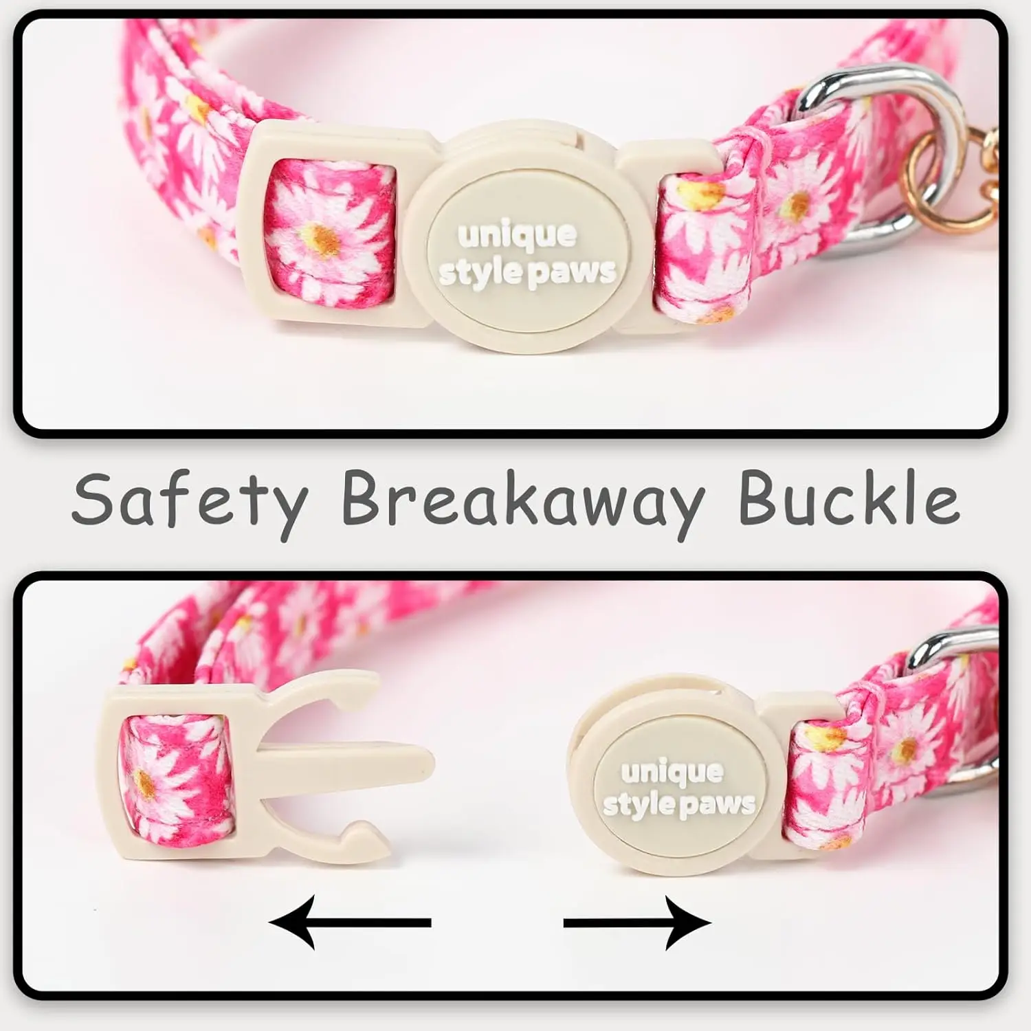 2-Pack Flower Breakaway Cat Collars 3