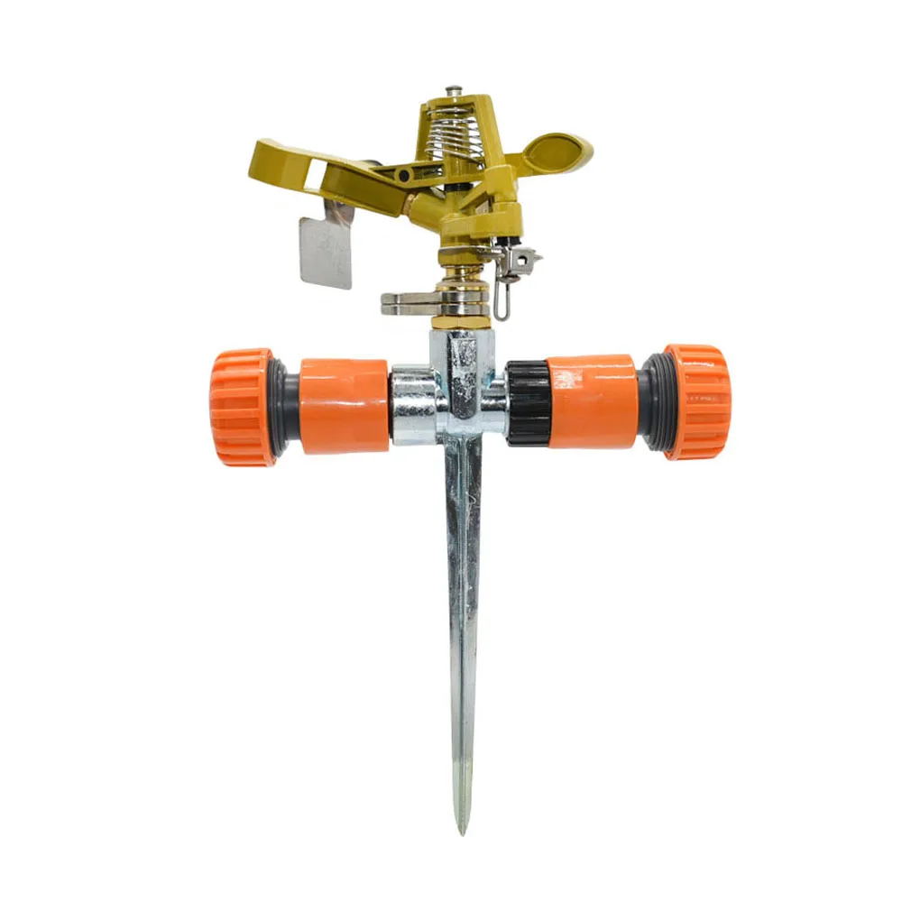 Garden Farm 360 Degree Rotating Jet Sprinkler Metal Support Micro Sprinklers System Zinc Alloy Nozzle Irrigation