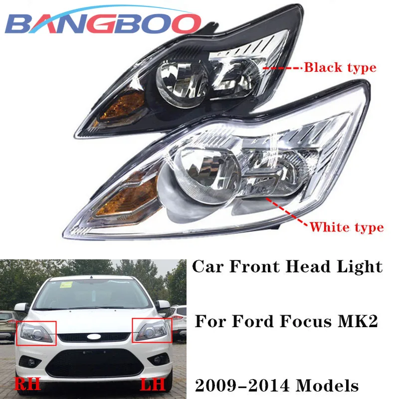 

1PCS Left/Right Car Front Bumper Head Lamp Hendlight No Bulbs For Ford Focus MK2 Sedan Hatchback 2009 2010 2011 2012 2013 2014