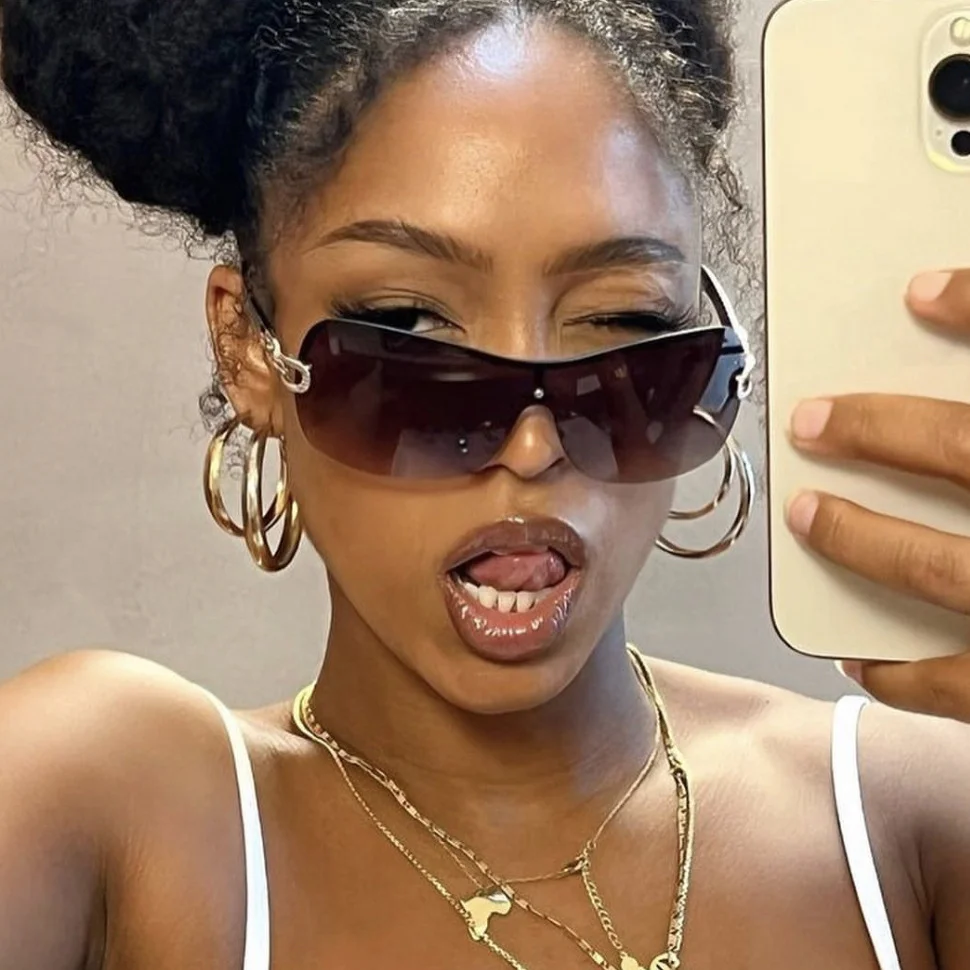Nette Quadratische Sonnenbrille Frauen Männer Gradienten Sonnenbrille Weiblich Männlich Designer Marke Luxus Reise Outdoor Oculos De Sol