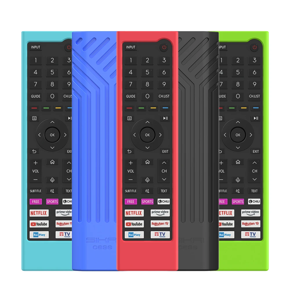 Silicone Remote Case Silicone Case for Hisense ERF3C80H ERF3B80H ERF3D80H ERF3E80H ERF3H80H ERF3I80H Remote Case for Hisense QLED UHD 4K TV