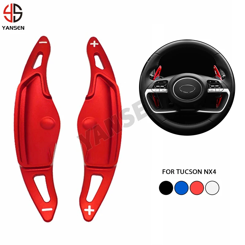 For Kia Sportage NQ5 K5 DL3 Sorento MQ4 Stinger Tucson NX4 Shift Paddle Gear Extender Shifter Steering Wheel DSG Extension Decal