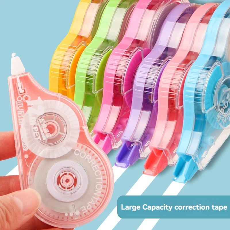 Correction Tape 6 Packs, 2834.65 Inch In Total, Affordable Packs, Large Capacity Correction Tape, Student Correction Tape, White 1