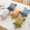 Solid Color Napkin Tissue Box Creative Tissue Box Portable Hanging Paper Tower Holder Organizer Soft Paper Napkin Case Supplies 1