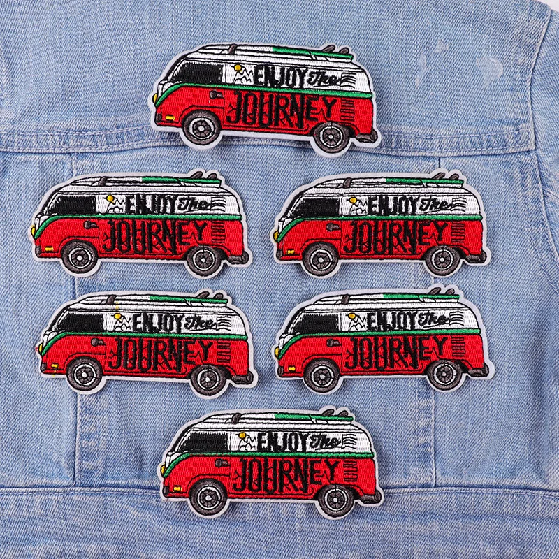 Toppa Termoadesiva Ricamata 'Dumper Camion' – 8,5 X 5,3 Cm, Per Riparare E Personalizzare Jeans, Giacche, Borse - 6