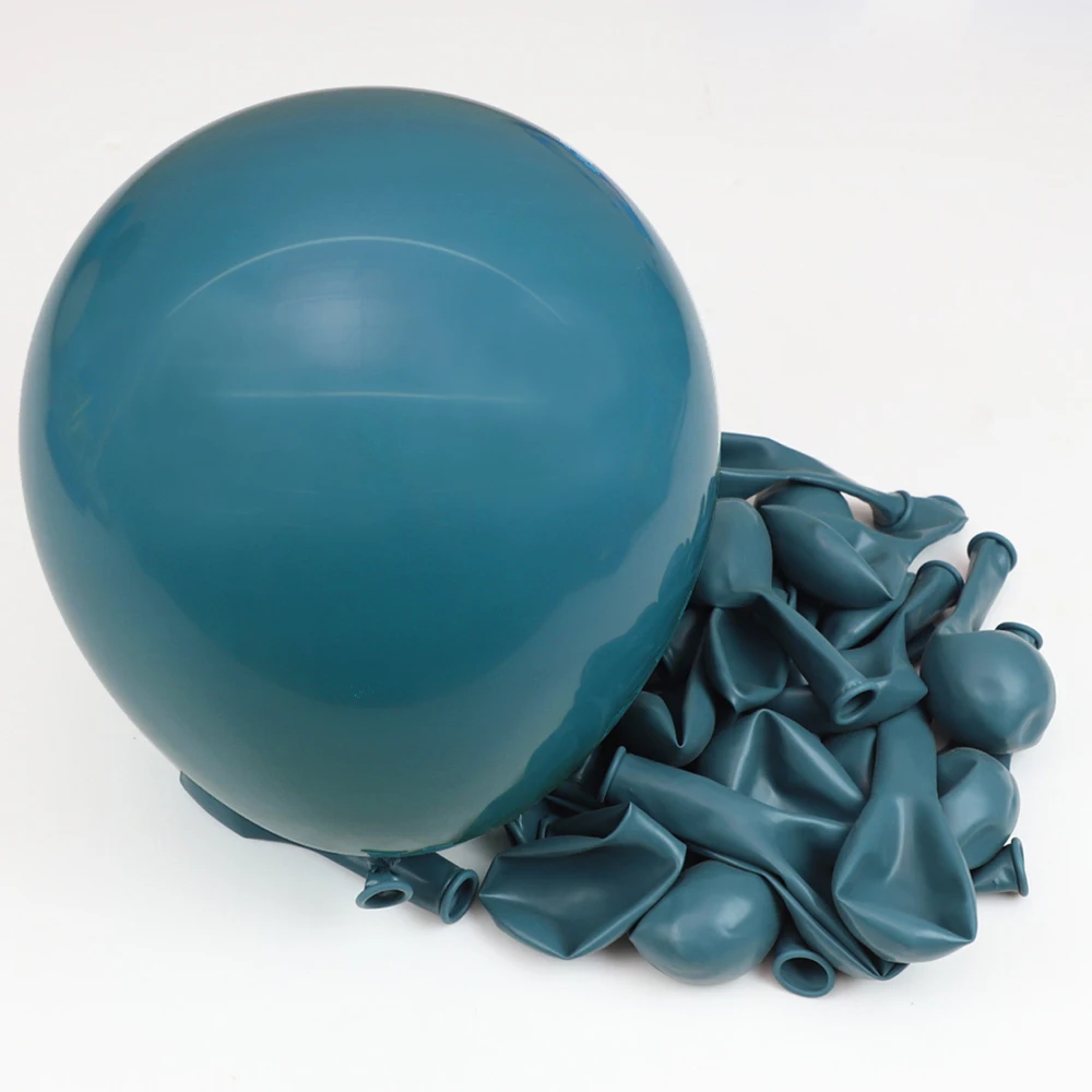 Elegant Dusty Blue Balloons for Birthday and Baby Shower Decor