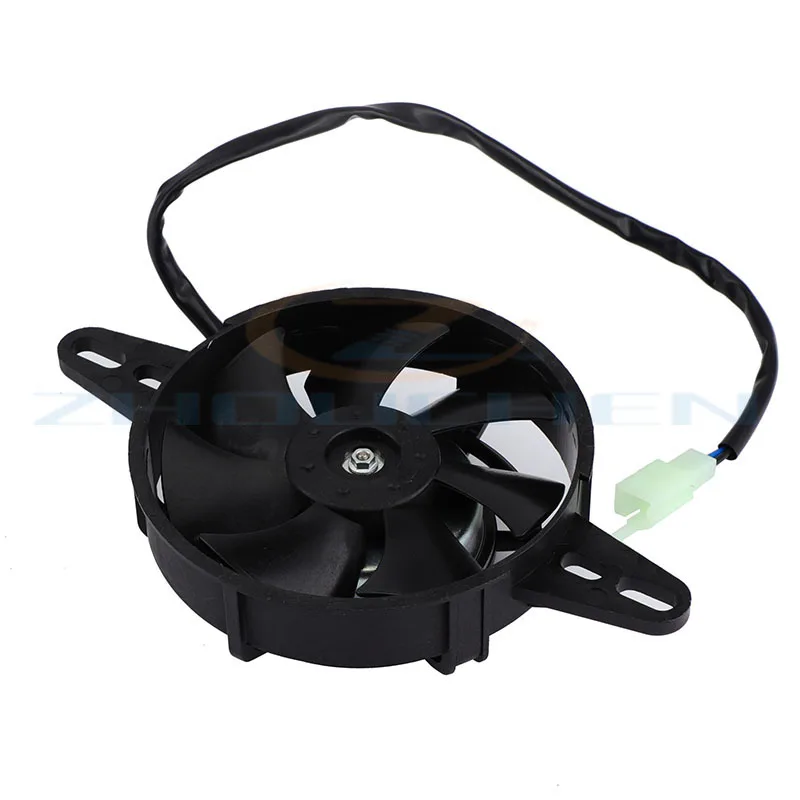 Motorcycle Cooling Fan 200cc 250cc 300cc Motorcycle Cooling Fan 120mm Dirt Pit Bike Motorcycle ATV Quad Oil Cooler Water Radiator Electric 12V
