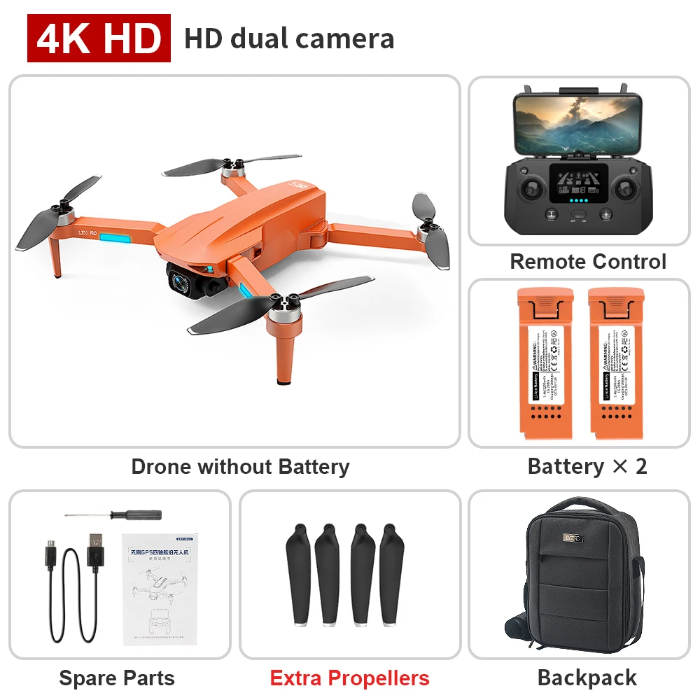 hx750 drone control L700 PRO Drone GPS 4K Dual HD Camera FPV 1.2KM  Aerial Photography Brushless Motor Foldable Quadcopter Helicopter Remote Control quadcopter drone remote RC Quadcopter