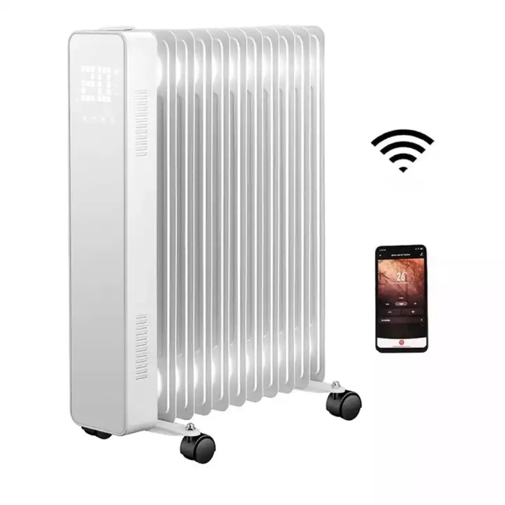 Factory Winter 1000W 1500W 2000W 2500W WIFI APP Electric Room Oil Radiator  Heater Electric Heater Portable Oil Filled Radiator - AliExpress