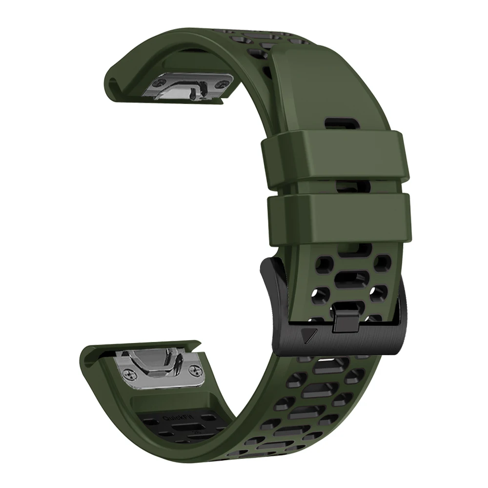 Premium Silicone Band Accessory for Smartwatches - 22mm/26mm Strap