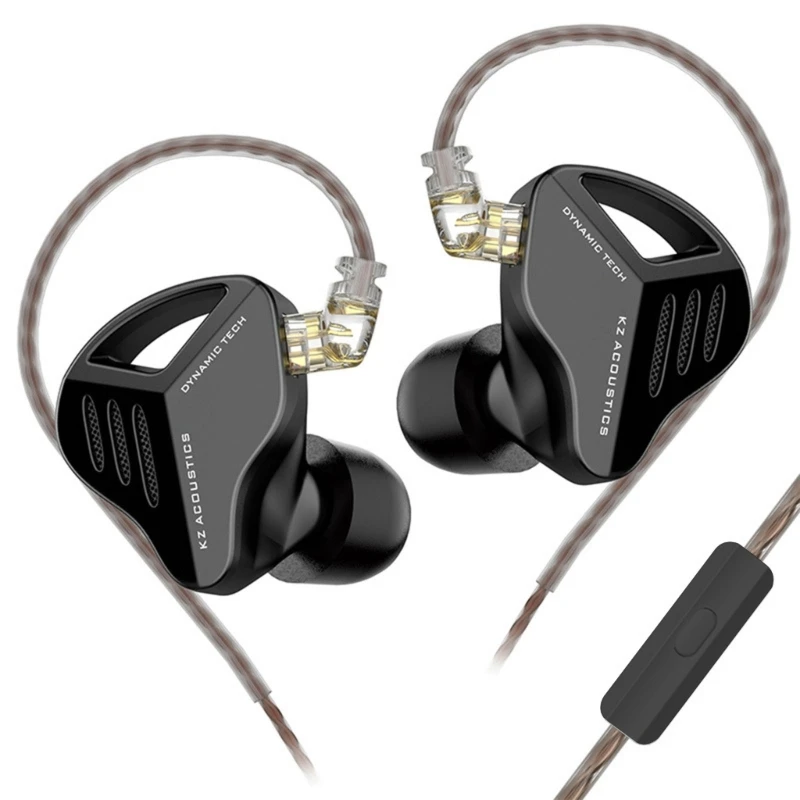 

2023 KZ-ZVX Earphone HIFI Sound Dynamic In-ear Wired Headphone with Microphone for Game Music Metal Headset Headphones