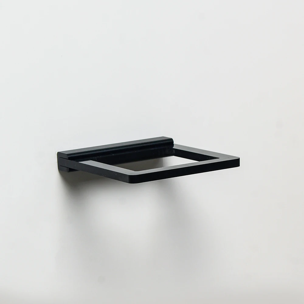 Aluminum Bathroom Accessories Black Tumbler Holder Soap Dish Holder Lotion Dispenser Toilet Brush Acrylic Rack