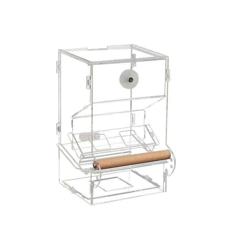 Food Box Anti Scattering and Splashing Feed Bird Feeder Xuanfeng Tiger Skin Drink Water Feeding Supplies