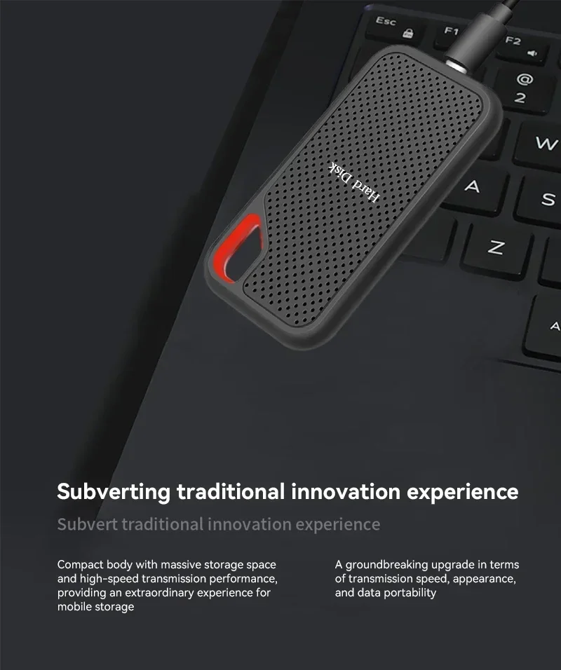 MIJIA Hard Disk portable ssd portable hard drive hard disk solid state disk external solid state drive Mobile SSD E60 1TB 2TB 256TB USB 3.1 HD External Hard for Laptop PS5 Mobile Disk HDD Storage