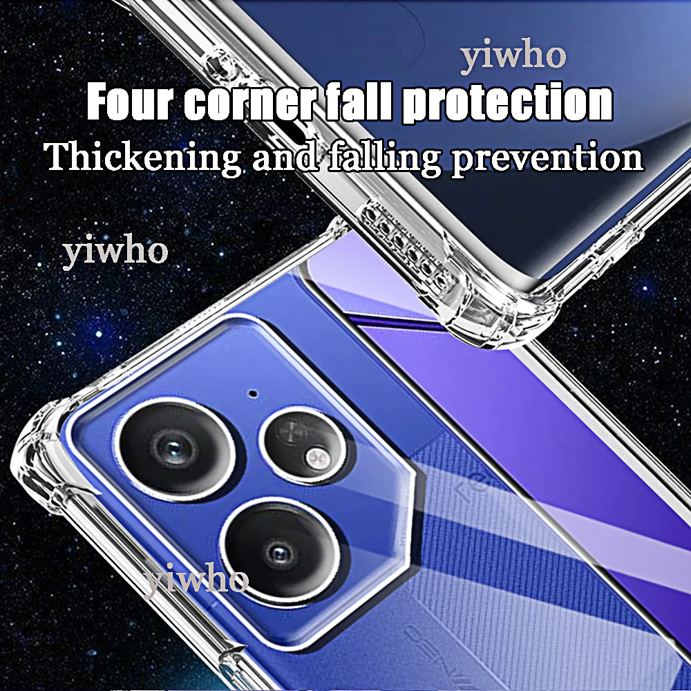 Crystal Clear Protective Phone Case with Enhanced Camera Shield