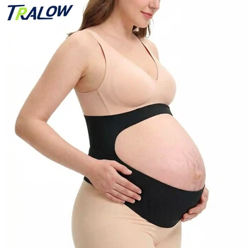TRALOW Adjustable Breathable Maternity Belly Support Belt Back Brace Ease Waist Pelvic Pain for Pregnant Women Daily Wear