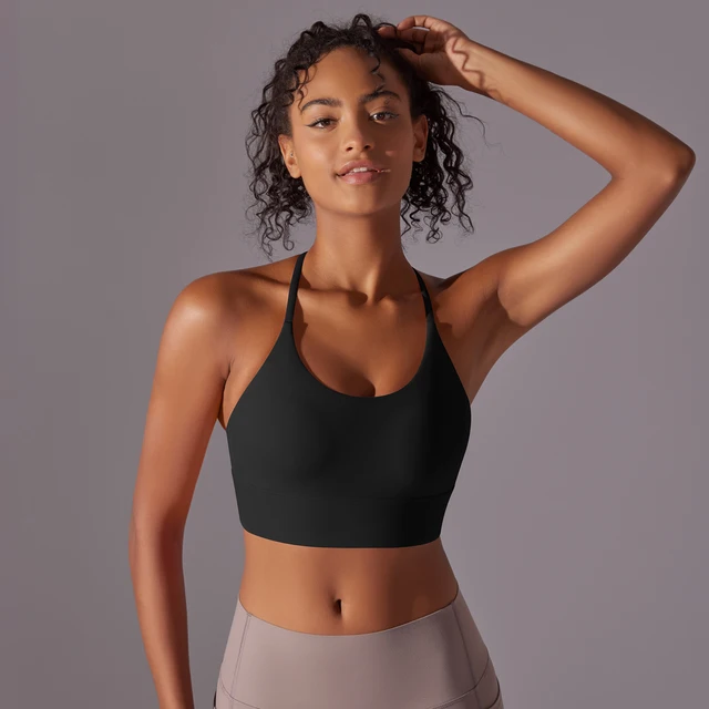 Top Palestra Senza Ferretto Reggiseno Sportivo Donna Alto Impatto